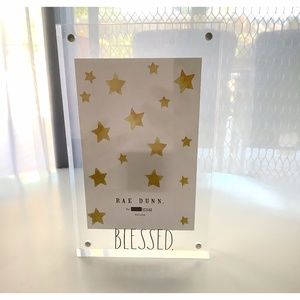 New RAE DUNN ⭐️BLESSED⭐️ Clear Picture Frame!